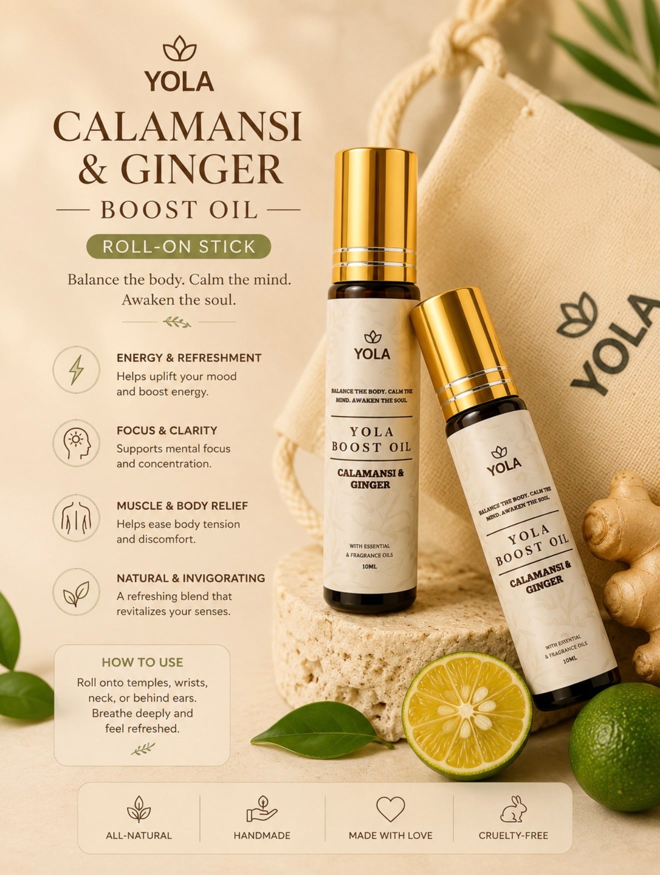 YOLA Boost Oil Roll-On